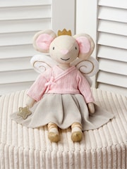 JoJo Maman Bébé Pink Fairy Mouse Ragdoll - Image 1 of 4