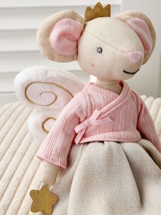 JoJo Maman Bébé Pink Fairy Mouse Ragdoll - Image 4 of 4