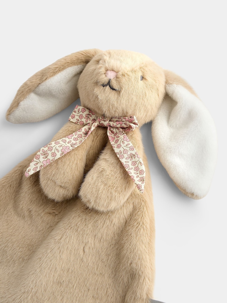 JoJo Maman Bébé Floral Billie Bunny with Scarf Comforter - Image 2 of 4 JoJo Maman Bébé Floral Billie Bunny with Scarf Comforter - Image 2 of 4