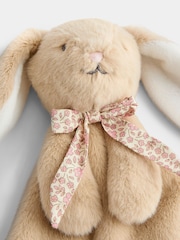 JoJo Maman Bébé Floral Billie Bunny with Scarf Comforter - Image 4 of 4