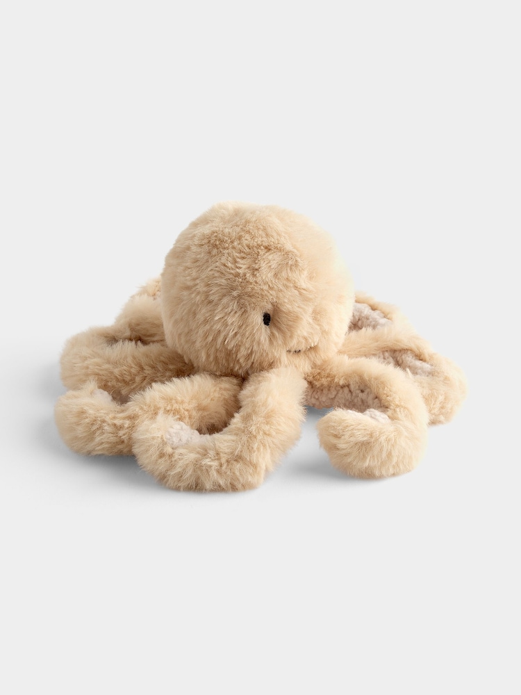 JoJo Maman Bébé Ollie Octopus Yellow Soft Plush Toy - Image 2 of 4