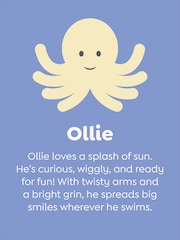 JoJo Maman Bébé Ollie Octopus Yellow Soft Plush Toy - Image 4 of 4