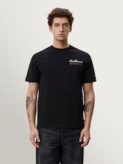 Les Deux Black Rural Back Graphic T-Shirt - Image 2 of 9
