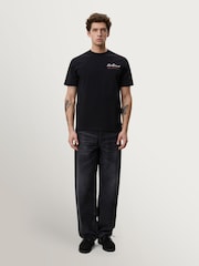Les Deux Black Rural Back Graphic T-Shirt - Image 3 of 9