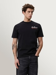 Les Deux Black Rural Back Graphic T-Shirt - Image 4 of 9