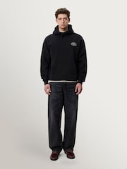Les Deux Black Worldwide Back Graphic Hoodie - Image 3 of 5