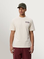 Les Deux Natural Record Back Graphic T-Shirt - Image 1 of 8
