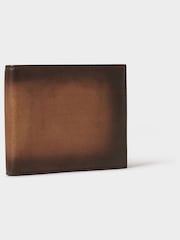 Osprey London Brown The Hand Burnished Leather Coin Pocket Wallet - Image 3 of 6