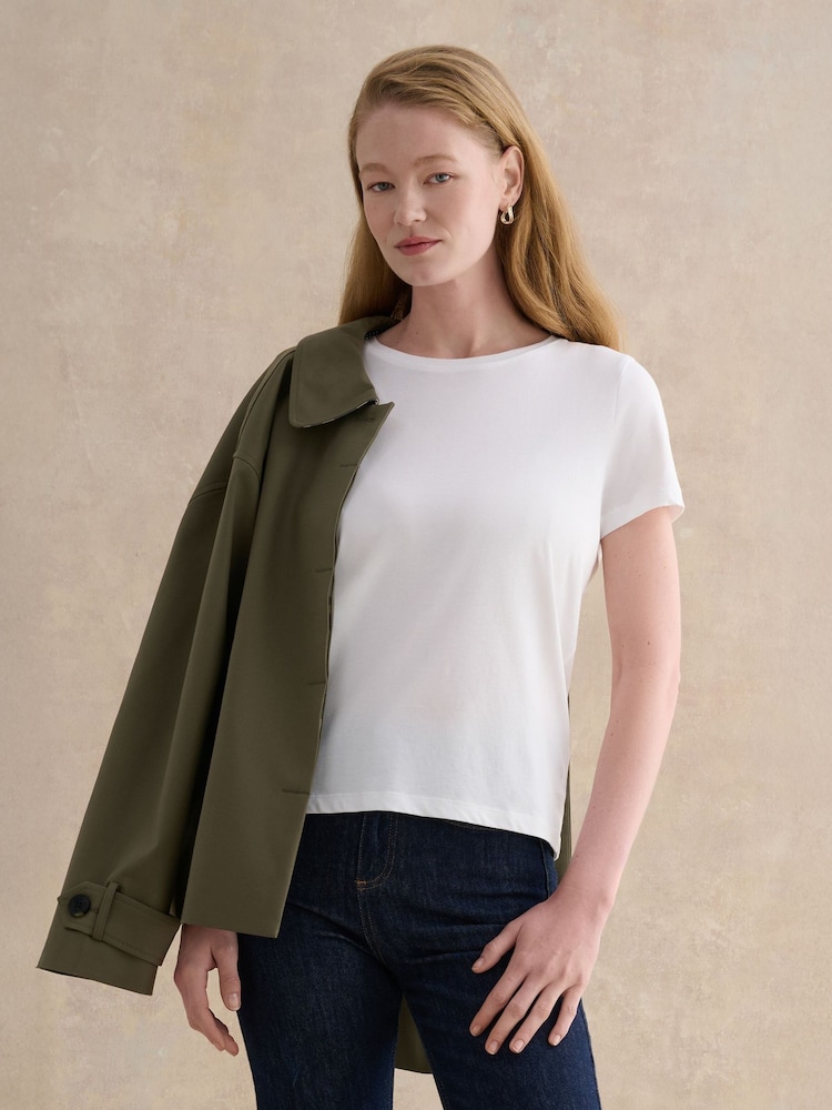 Hobbs Pixie Cotton T-Shirt - 画像 1 / 4