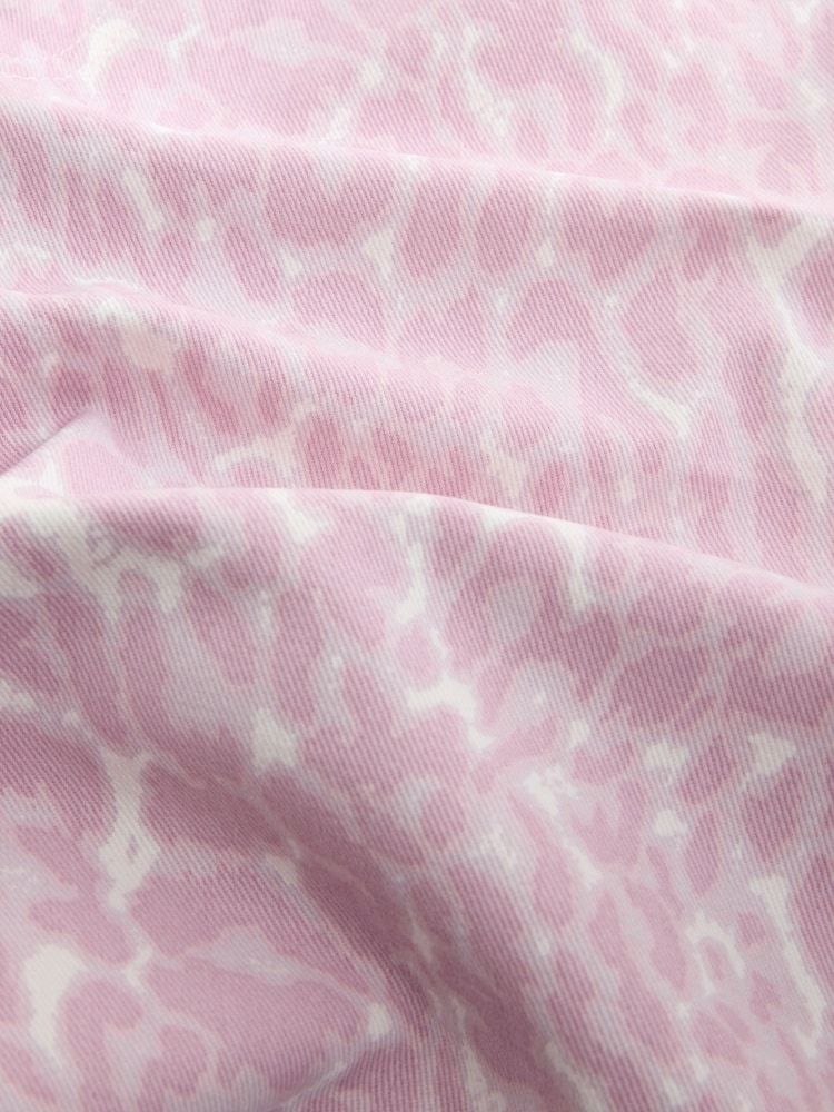 Pink Leopard Print Wide Leg Jeans - Image 3 of 3