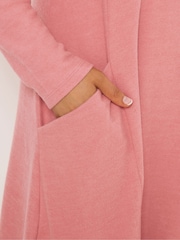 Yours Curve Orange Soft Touch Drape Pocket Dress - Image 4 of 5