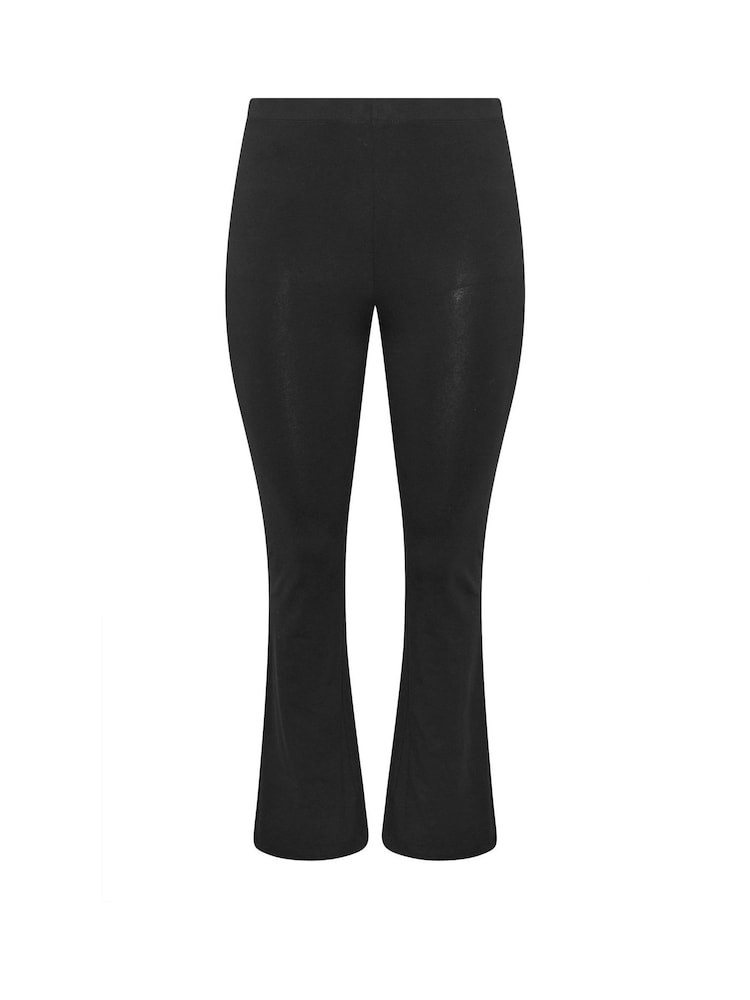 Yours Curve Black Active Flare Leggings - Image 5 of 5