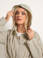 Yours Curve Natural Longline Parka Jacket - Image 4 of 6