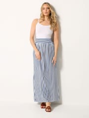 Long Tall Sally Blue Stripe Maxi Skirt - Image 1 of 5