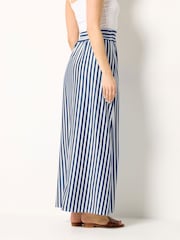 Long Tall Sally Blue Stripe Maxi Skirt - Image 3 of 5
