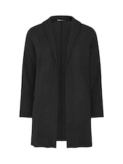 Yours Curve Black Bubble Texture Blazer - Image 5 of 5