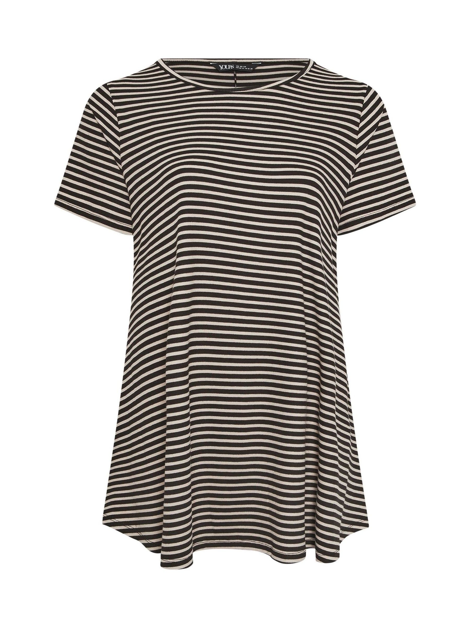 Buy Yours Curve Green Stripe Swing Top from Next Romania