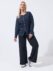 Yours Curve Limited Long Sleeve Knitted Top - Afbeelding 2 van 5