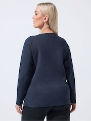 Yours Curve Limited Long Sleeve Knitted Top - Afbeelding 3 van 5