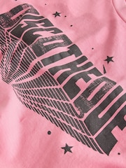 Rockett St George Pink Discotheque Slogan T-Shirt - Image 10 of 10