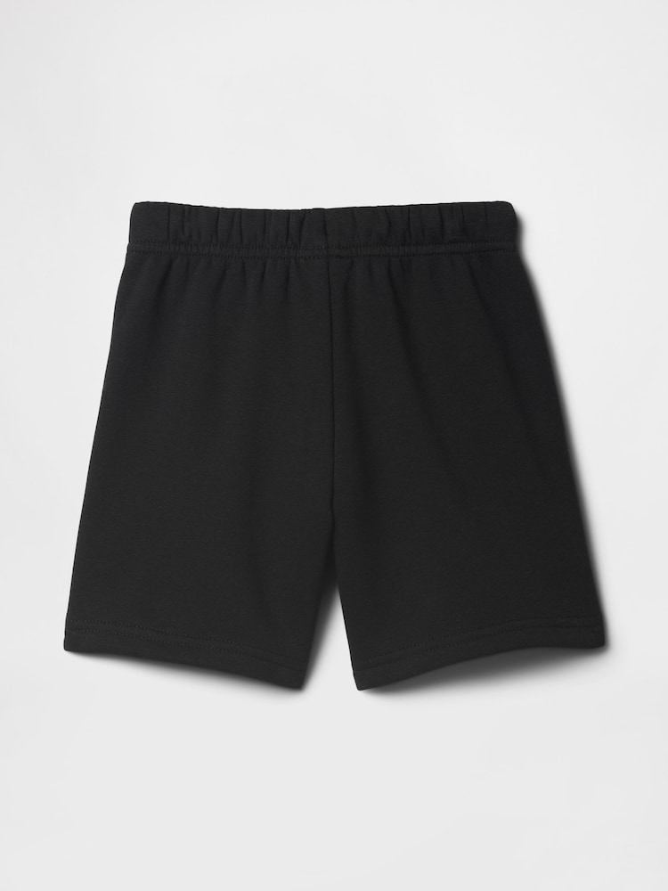 Gap Black Pull On Logo Jogger Shorts (6mths-5yrs) (6mths-5yrs) - Image 2 of 3