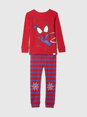 Gap Red Spiderman Cotton Long Pyjamas Set (12mths-5yrs) (12mths-5yrs) - Image 1 of 2