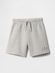 Gap Grey Pull On Logo Jogger Shorts (6mths-5yrs) (6mths-5yrs) - Image 1 of 3