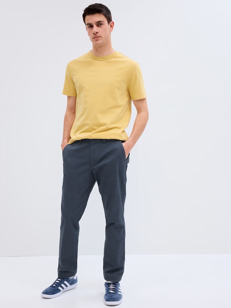 Gap Blue Stretch Essential Chino Trousers - Image 1 of 6