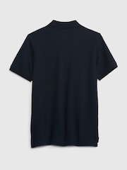 Gap Blue Logo Short Sleeve Polo Shirt (4-13yrs) (4-13yrs) - Image 2 of 2
