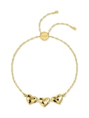 Radley Triple Hammered Heart Charm Bracelet - Bild 2 von 4