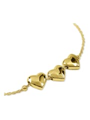 Radley Triple Hammered Heart Charm Bracelet - Bild 3 von 4