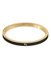 Radley Radley 18ct Gold Plated Bangle with Black Enamel - 画像 1 / 5