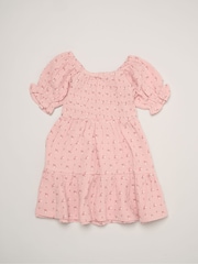 Miss Light Pink Floral Print And Chambray Dresses 2 Pack - Image 5 of 5