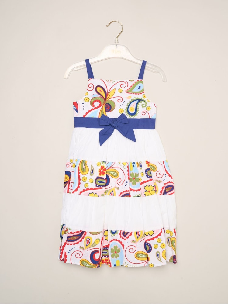 Miss Yellow Paisley Print Strappy Dress - Image 1 of 3 Miss Yellow Paisley Print Strappy Dress - Image 1 of 3