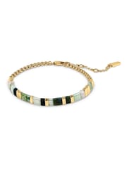 Radley 18ct Gold Plated Pale Green Tone Friendship Bracelet - Image 2 of 4
