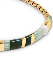 Radley 18ct Gold Plated Pale Green Tone Friendship Bracelet - Image 3 of 4