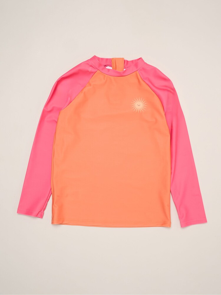 Miss Pink Sun Printed Bikini With Rash Guard - Image 6 of 6