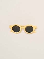 Miss Yellow Lemon And Stripe Printed Swimsuit With Poncho And Sunglasses - Image 5 of 5