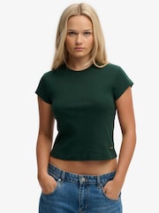 Superdry Green Athletic Essential T-Shirt - Image 4 of 8