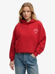 Superdry Red Heritage Hamptons Hoodie - Image 1 of 7