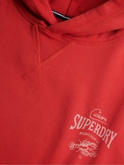 Superdry Red Heritage Hamptons Hoodie - Image 7 of 7