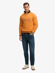 Superdry Orange Merchant Vintage Print Sweatshirt - Image 2 of 8
