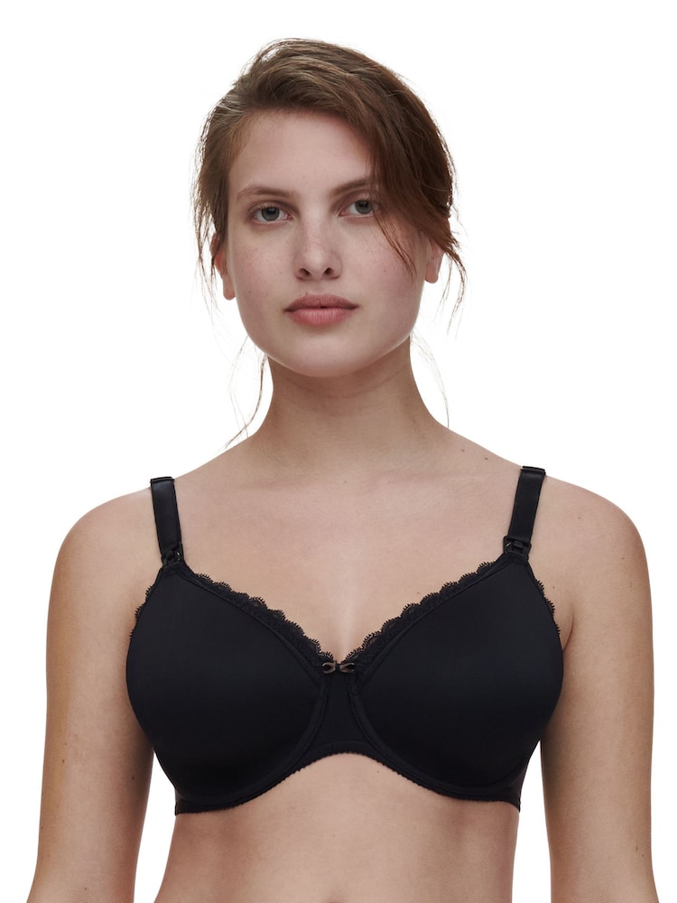 Chantelle Black Merci Maternity Spacer Underwired Bra - Image 1 of 4 Chantelle Black Merci Maternity Spacer Underwired Bra - Image 1 of 4