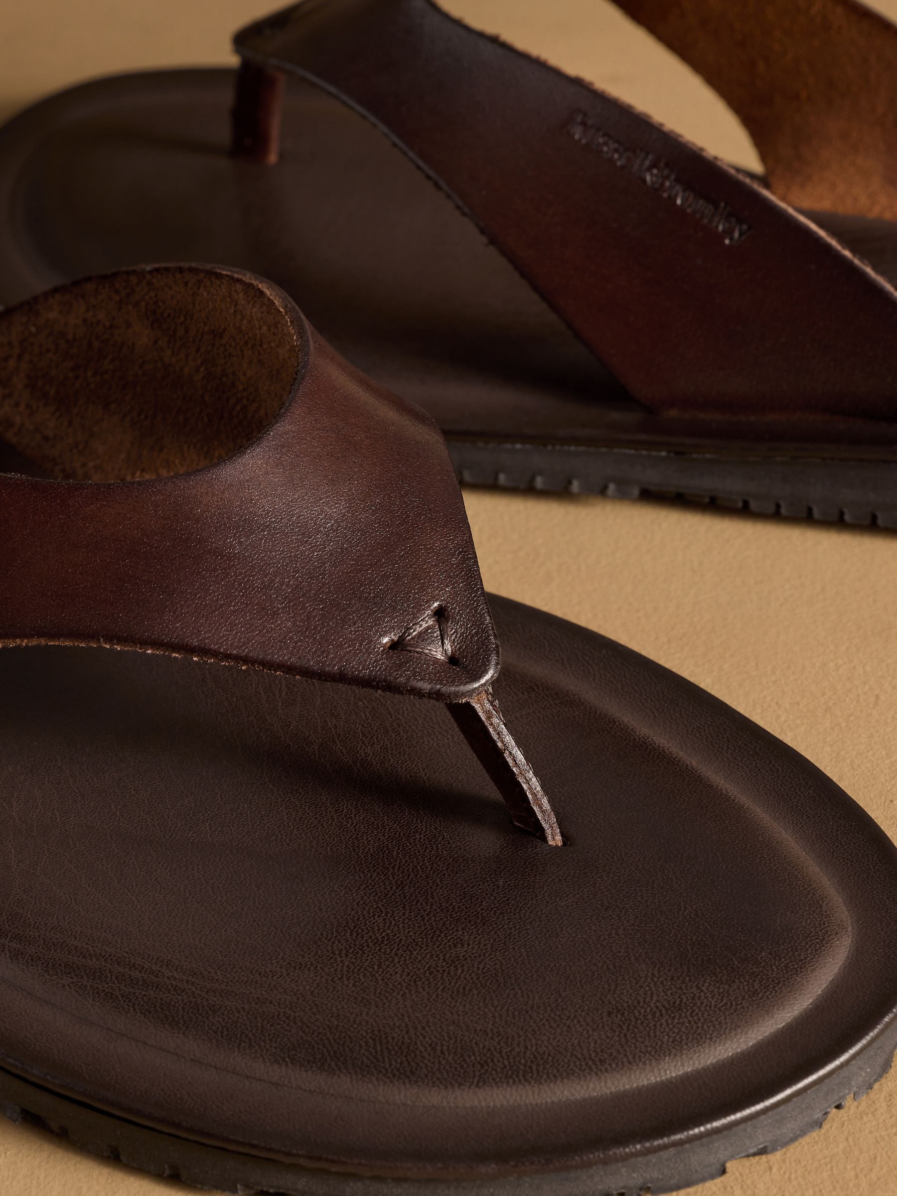 Buy Russell & Bromley Brown Claremont Toe Post Sandals from Next USA