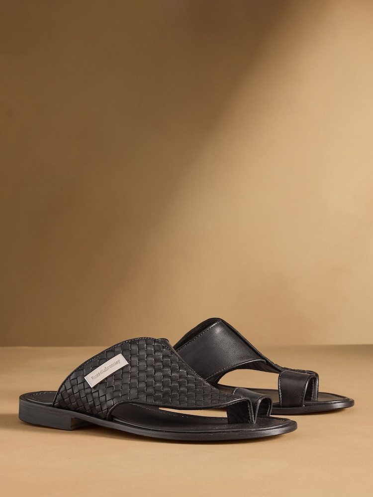 Russell & Bromley Brown Arabian Toe-Post Sandals - Image 1 of 7 Russell & Bromley Brown Arabian Toe-Post Sandals - Image 1 of 7