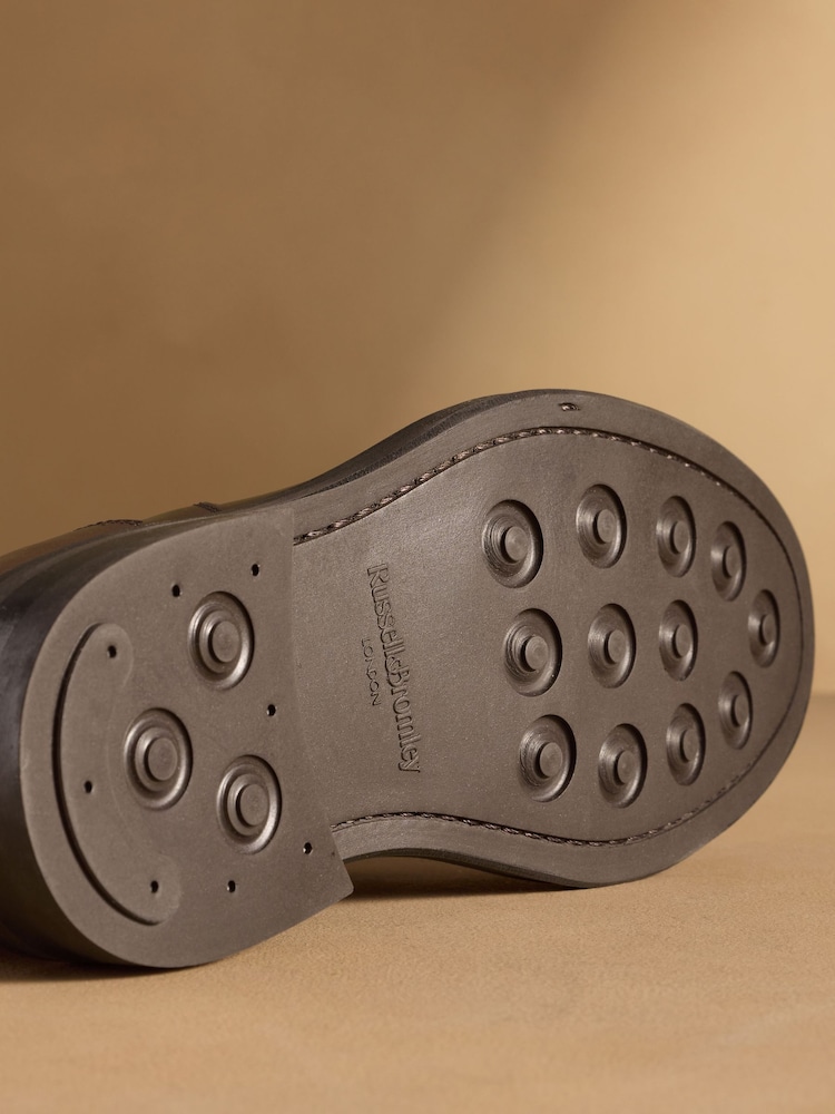 ブラウンレザー - Russell & Bromley Portobello レースアップブーツ - 画像 7 / 7