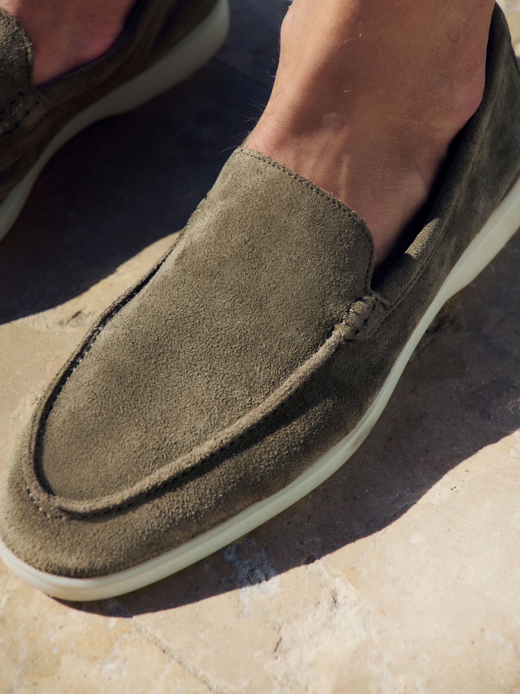 Buy Russell & Bromley Sage Green Carmel Soft Loafers from Next USA