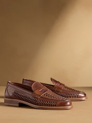Russell & Bromley Brown Tunstall Shoes - Image 1 of 7