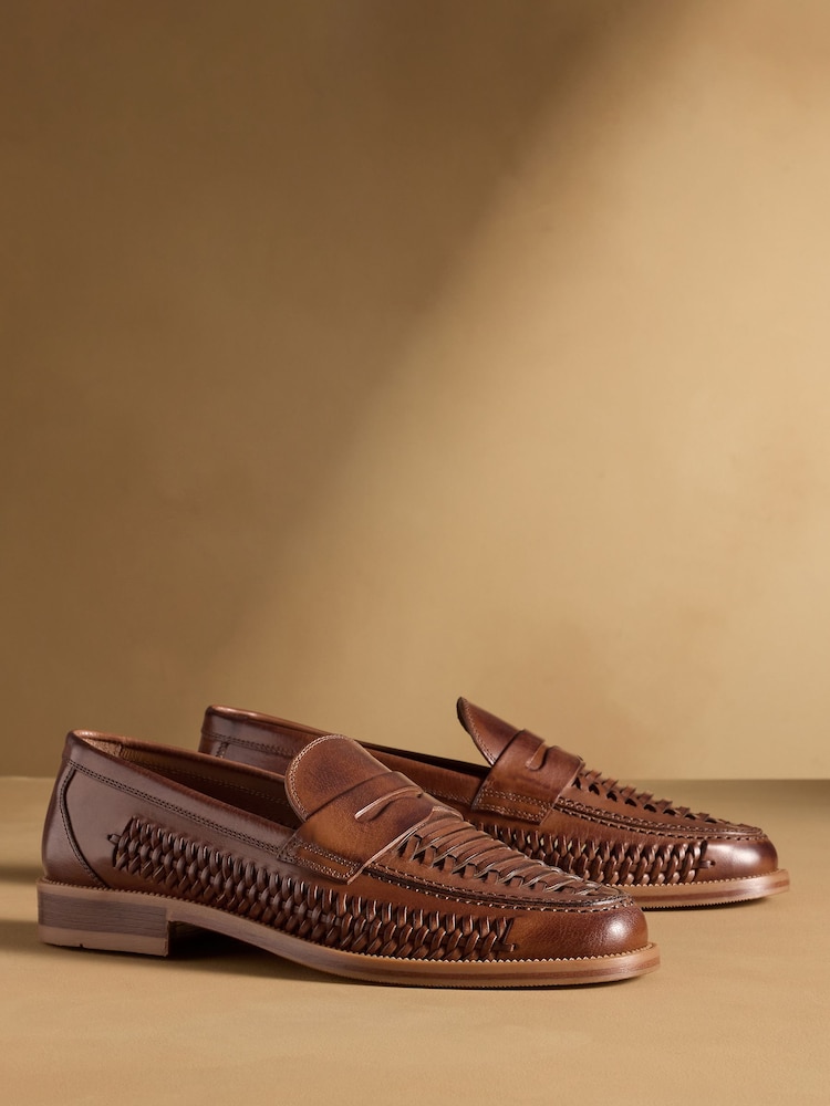 Russell & Bromley Brown Tunstall Shoes - Image 1 of 7