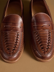 Russell & Bromley Brown Tunstall Shoes - Image 4 of 7